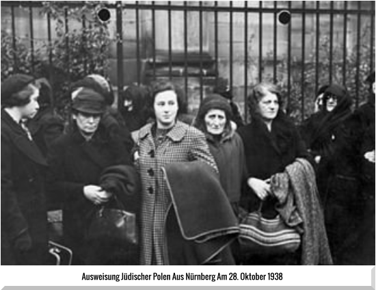 Ausweisung jüdischer Polen aus Nürnberg am 28. Oktober 1938,